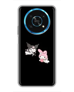 Чехол для Huawei Honor Magic 6 Lite 5G с картинкой «My Melody и Kuromi»