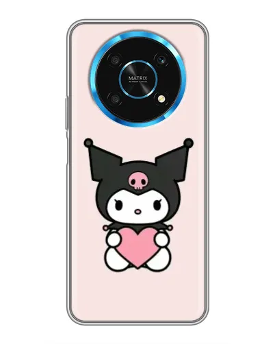 Чехол для Huawei Honor Magic 6 Lite 5G с картинкой «Kuromi и сердце» Чехол для Huawei Honor Magic 6 Lite 5G с картинкой «Kuromi и сердце»