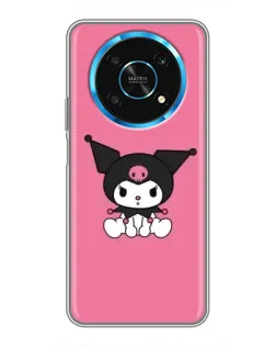 Чехол для Huawei Honor Magic 6 Lite 5G с картинкой «Хмурая Kuromi»
