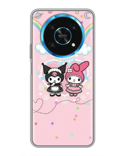 Чехол для Huawei Honor Magic 6 Lite 5G с картинкой «My Melody и Kuromi» Чехол для Huawei Honor Magic 6 Lite 5G с картинкой «My Melody и Kuromi»