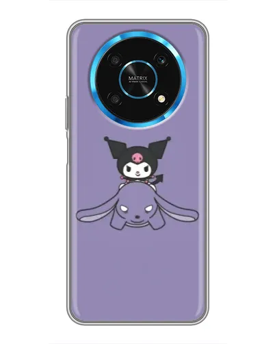 Чехол для Huawei Honor Magic 6 Lite 5G с картинкой «Kuromi на лиловом фоне» Чехол для Huawei Honor Magic 6 Lite 5G с картинкой «Kuromi на лиловом фоне»