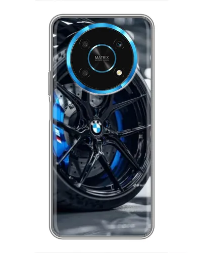 Чехол для Huawei Honor Magic 6 Lite 5G с картинкой «Колесо BMW вблизи»