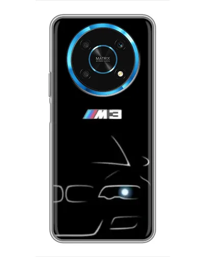 Чехол для Huawei Honor Magic 6 Lite 5G с картинкой «Минималистичный принт BMW M3»