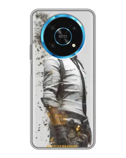 Чехол для Huawei Honor Magic 6 Lite 5G с картинкой «PUBG — боец в пыли»