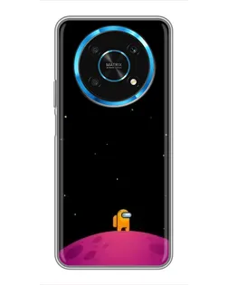 Чехол для Huawei Honor Magic 6 Lite 5G с картинкой «Одинокий герой на планете»