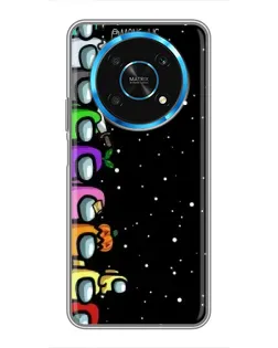 Чехол для Huawei Honor Magic 6 Lite 5G с картинкой «Команда Among Us»