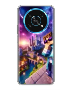 Чехол для Huawei Honor Magic 6 Lite 5G с картинкой «Стив и космос»