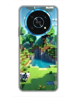 Чехол для Huawei Honor Magic 6 Lite 5G с картинкой «Minecraft летний день»