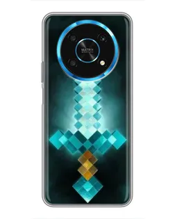 Чехол для Huawei Honor Magic 6 Lite 5G с картинкой «Алмазный меч неон»