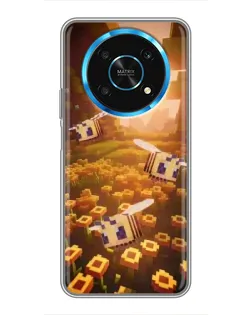 Чехол для Huawei Honor Magic 6 Lite 5G с картинкой «Поле подсолнухов»