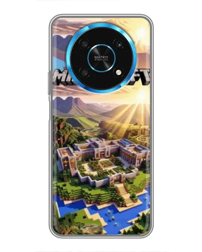 Чехол для Huawei Honor Magic 6 Lite 5G с картинкой «Minecraft панорама»