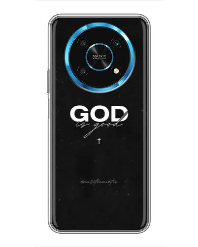 Чехол для Huawei Honor Magic 6 Lite 5G с картинкой «GOD — Бог над всем» Чехол для Huawei Honor Magic 6 Lite 5G с картинкой «GOD — Бог над всем»