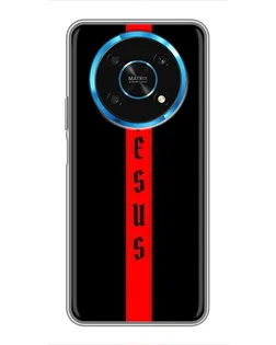 Чехол для Huawei Honor Magic 6 Lite 5G с картинкой «Красная линия веры»