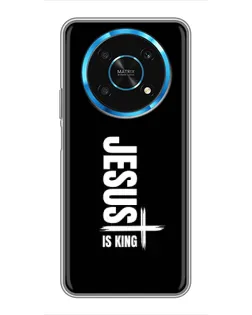 Чехол для Huawei Honor Magic 6 Lite 5G с картинкой «Вертикаль веры Jesus»