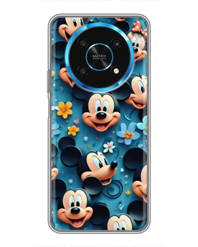 Чехол для Huawei Honor Magic 6 Lite 5G с картинкой «Паттерн Микки и Минни»