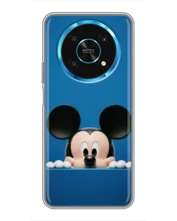 Чехол для Huawei Honor Magic 6 Lite 5G с картинкой «Микки выглядывает»