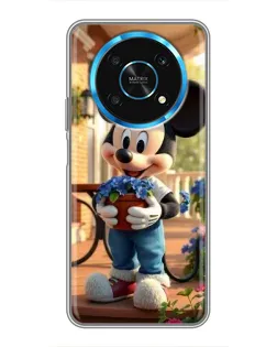 Чехол для Huawei Honor Magic 6 Lite 5G с картинкой «Микки садовод»