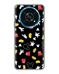 Чехол для Huawei Honor Magic 6 Lite 5G с картинкой «Графический принт лапок»