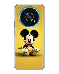 Чехол для Huawei Honor Magic 6 Lite 5G с картинкой «Микки на желтом»