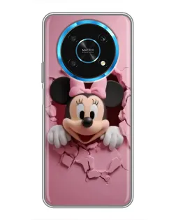 Чехол для Huawei Honor Magic 6 Lite 5G с картинкой «Минни сквозь стену»