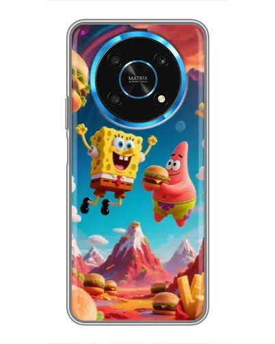 Чехол для Huawei Honor Magic 6 Lite 5G с картинкой «Космический фастфуд»