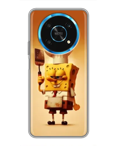 Чехол для Huawei Honor Magic 6 Lite 5G с картинкой «Губка Боб повар»
