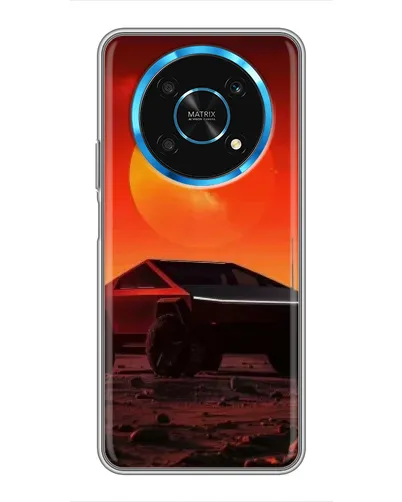 Чехол для Huawei Honor Magic 6 Lite 5G с картинкой «Cybertruck на Марсе»