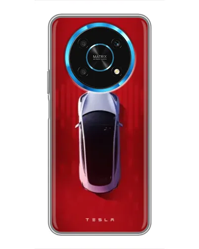 Чехол для Huawei Honor Magic 6 Lite 5G с картинкой «Tesla Top View»