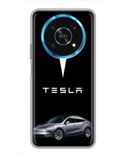 Чехол для Huawei Honor Magic 6 Lite 5G с картинкой «Tesla Model Y»