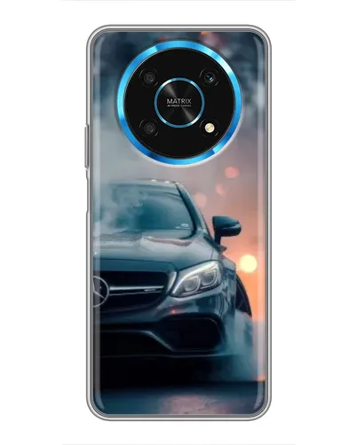 Чехол для Huawei Honor Magic 6 Lite 5G с картинкой «Mercedes — ночной город»