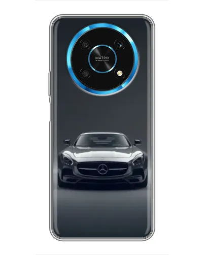 Чехол для Huawei Honor Magic 6 Lite 5G с картинкой «Mercedes на черном»