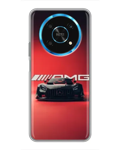 Чехол для Huawei Honor Magic 6 Lite 5G с картинкой «Mercedes AMG — красная линия»
