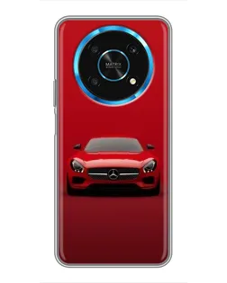 Чехол для Huawei Honor Magic 6 Lite 5G с картинкой «Красный Mercedes AMG»
