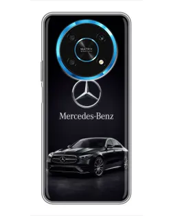 Чехол для Huawei Honor Magic 6 Lite 5G с картинкой «Mercedes — решетка радиатора»