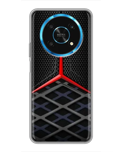 Чехол для Huawei Honor Magic 6 Lite 5G с картинкой «Mercedes Carbon Grid»