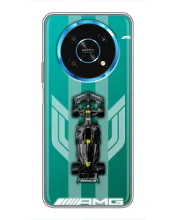 Чехол для Huawei Honor Magic 6 Lite 5G с картинкой «Mercedes AMG Petronas»
