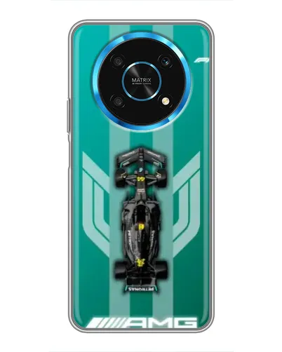 Чехол для Huawei Honor Magic 6 Lite 5G с картинкой «Mercedes AMG Petronas»