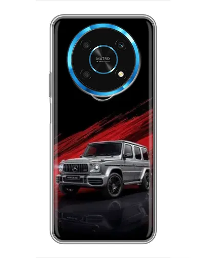 Чехол для Huawei Honor Magic 6 Lite 5G с картинкой «Mercedes G-Class красный»