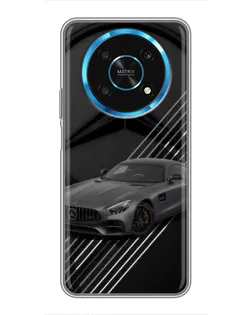 Чехол для Huawei Honor Magic 6 Lite 5G с картинкой «Mercedes AMG — графика»