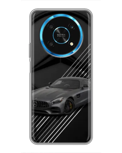Чехол для Huawei Honor Magic 6 Lite 5G с картинкой «Mercedes AMG — графика»