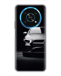 Чехол для Huawei Honor Magic 6 Lite 5G с картинкой «Свет фар Mercedes»