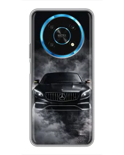 Чехол для Huawei Honor Magic 6 Lite 5G с картинкой «Mercedes в дыму»