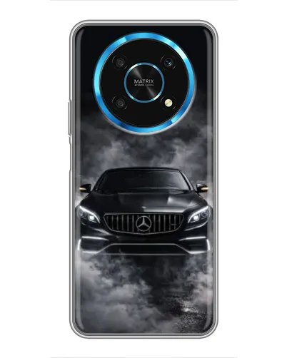 Чехол для Huawei Honor Magic 6 Lite 5G с картинкой «Mercedes в дыму»