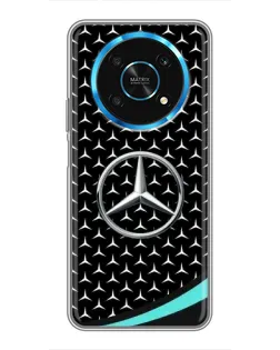 Чехол для Huawei Honor Magic 6 Lite 5G с картинкой «Mercedes — бирюзовый акцент»