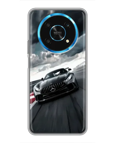 Чехол для Huawei Honor Magic 6 Lite 5G с картинкой «Гоночный Mercedes AMG»