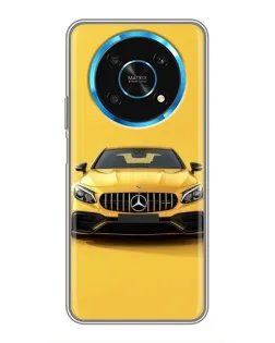 Чехол для Huawei Honor Magic 6 Lite 5G с картинкой «Желтый Mercedes GT»