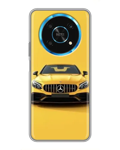 Чехол для Huawei Honor Magic 6 Lite 5G с картинкой «Желтый Mercedes GT»