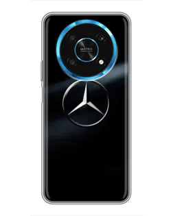 Чехол для Huawei Honor Magic 6 Lite 5G с картинкой «Mercedes на металле»