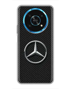 Чехол для Huawei Honor Magic 6 Lite 5G с картинкой «Карбоновый Mercedes стиль»