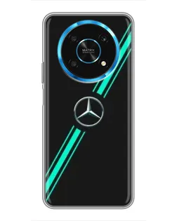 Чехол для Huawei Honor Magic 6 Lite 5G с картинкой «Спортивные линии Mercedes»